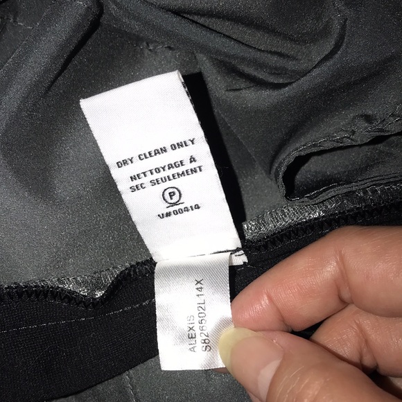 DIANE VON FURSTENBERG silver and black reptile print pants size 6 💕 - Picture 10 of 11